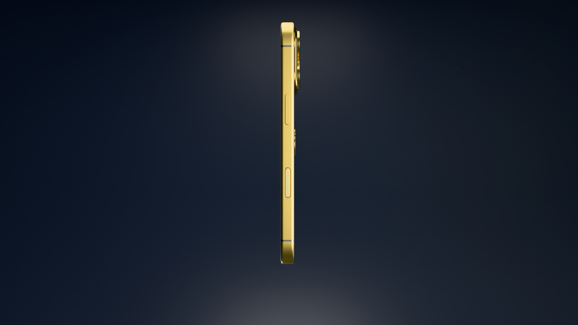 24k Gold iPhone 16 Pro : Custom Emblem